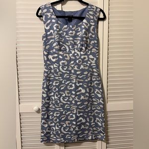 Women’s Ann Taylor Blue Animal Print Dress - 0 👗